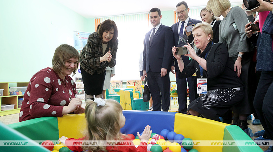 Председатель Совета Республики Наталья Кочанова посетила Центр коррекционно-развивающего обучения и реабилитации Полоцкого района