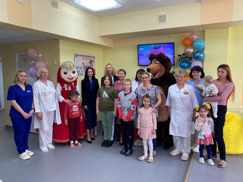 Детская комната в педиатрическом отделении Ветковской центральной районной больнице Детская комната в педиатрическом отделении Ветковской центральной районной больнице